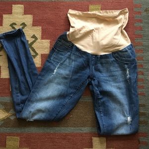 Maternity Jeans--over the bump