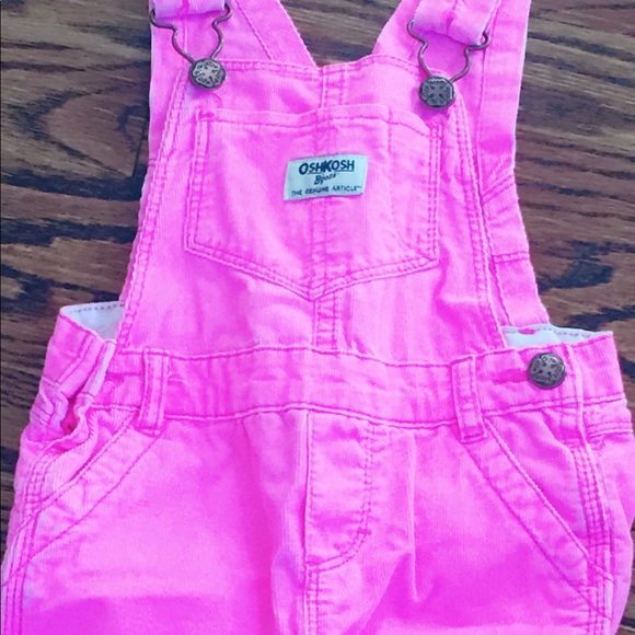 pink oshkosh overalls