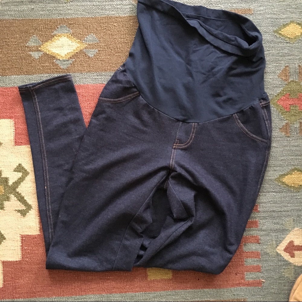 Maternity Jeggings--dark