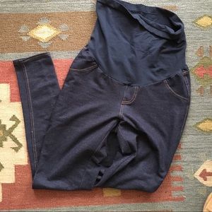 Maternity Jeggings--dark