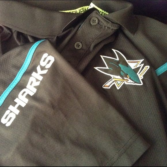🏒SOLD🏒Reebok NHL San Jose Sharks T - Picture 6 of 8