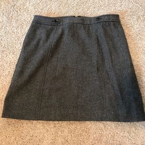 LOFT wool-blend skirt