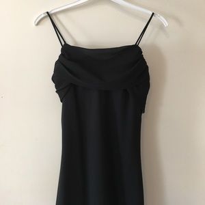 Betsy and Adam brand black prom dress