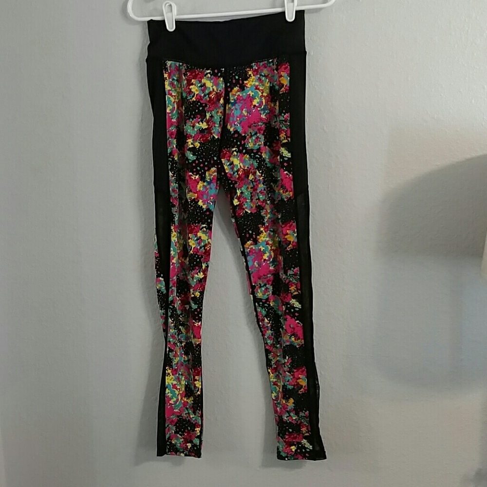 Colorful women's workout leggings