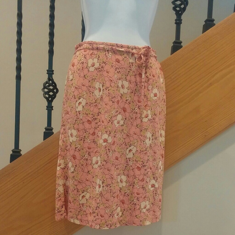 ANN TAYLOR, 2P, floral flowy skirt