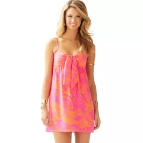 NWT Lilly Pulitzer Silk Charlotte dress Large - Picture 4 of 4