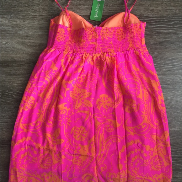 NWT Lilly Pulitzer Silk Charlotte dress Large - Picture 2 of 4