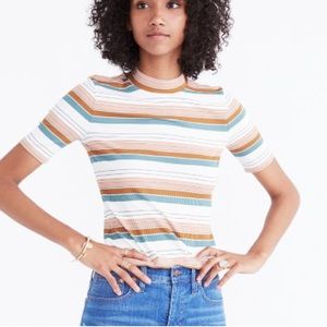 Madewell striped top, XS