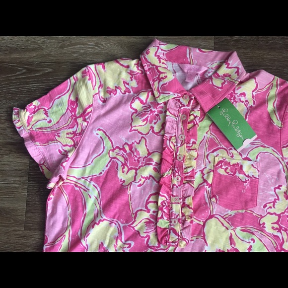 NWT Lilly Pulitzer Carolyn Dress Pink Medium - Picture 4 of 4