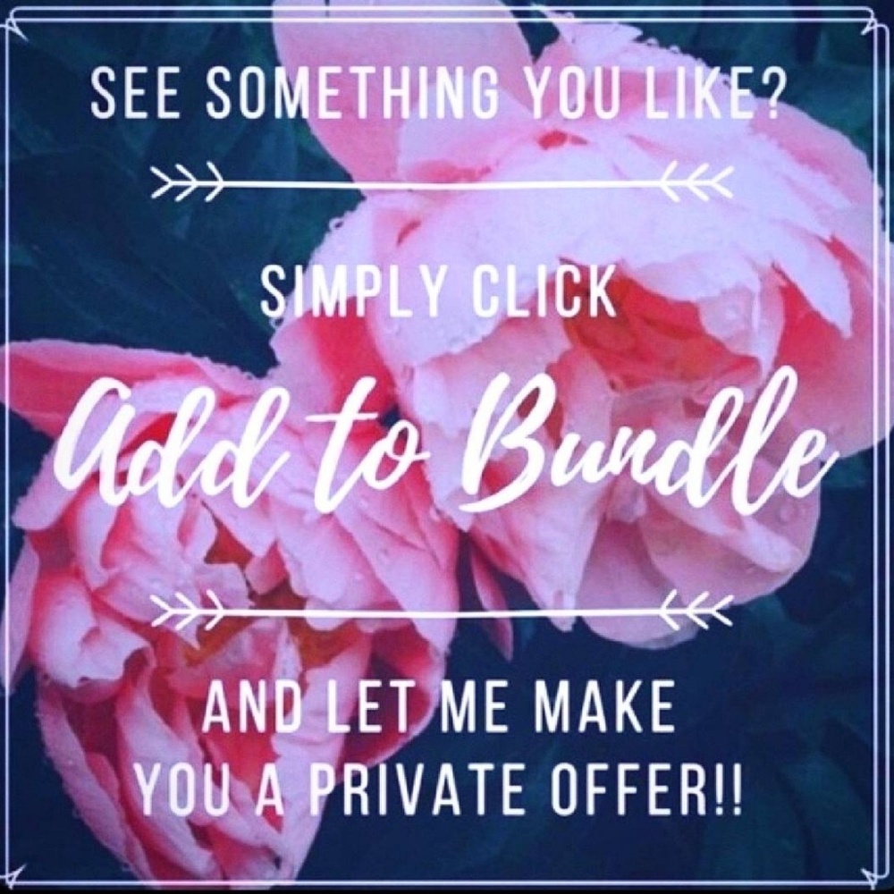 Tons of new listings!! 
Bundle MULTIPLES items ONLY for a private offer...