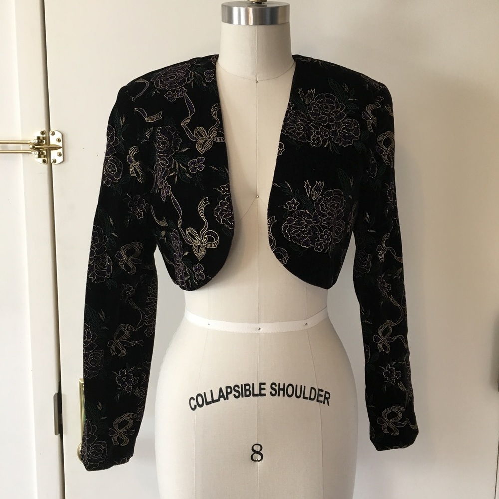 Scott McClintock vintage velvet jacket
