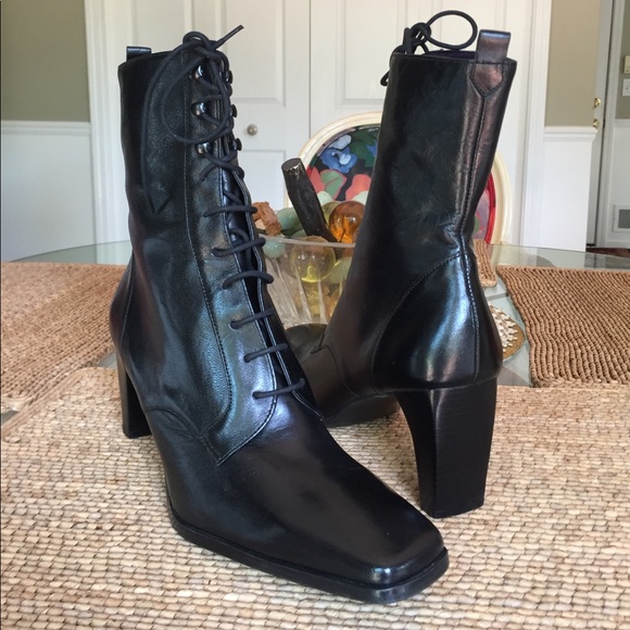 etienne aigner black boots