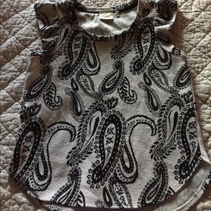 Anthropologie short sleeve blouse