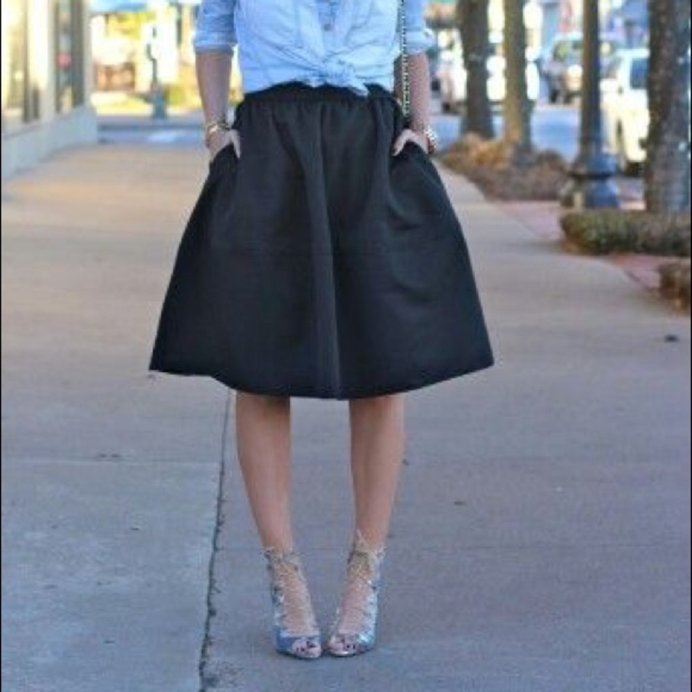 Express Black Skirt