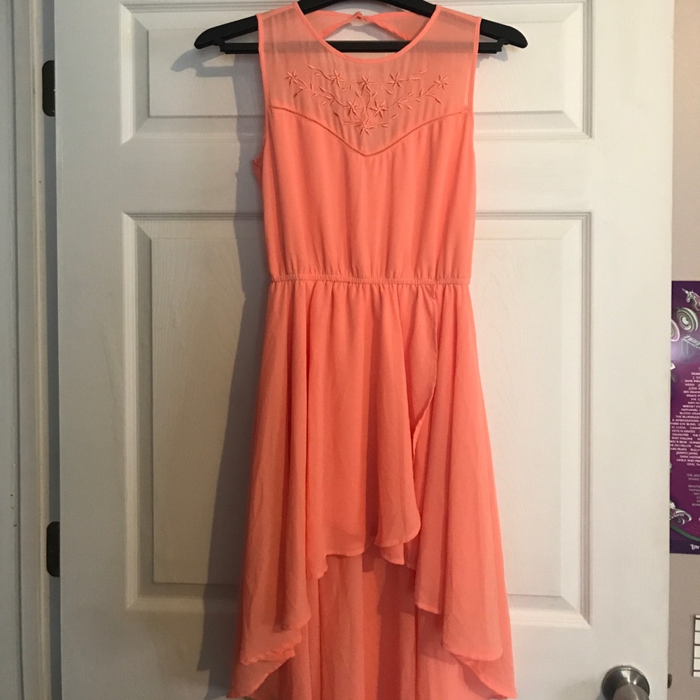 Peach dress