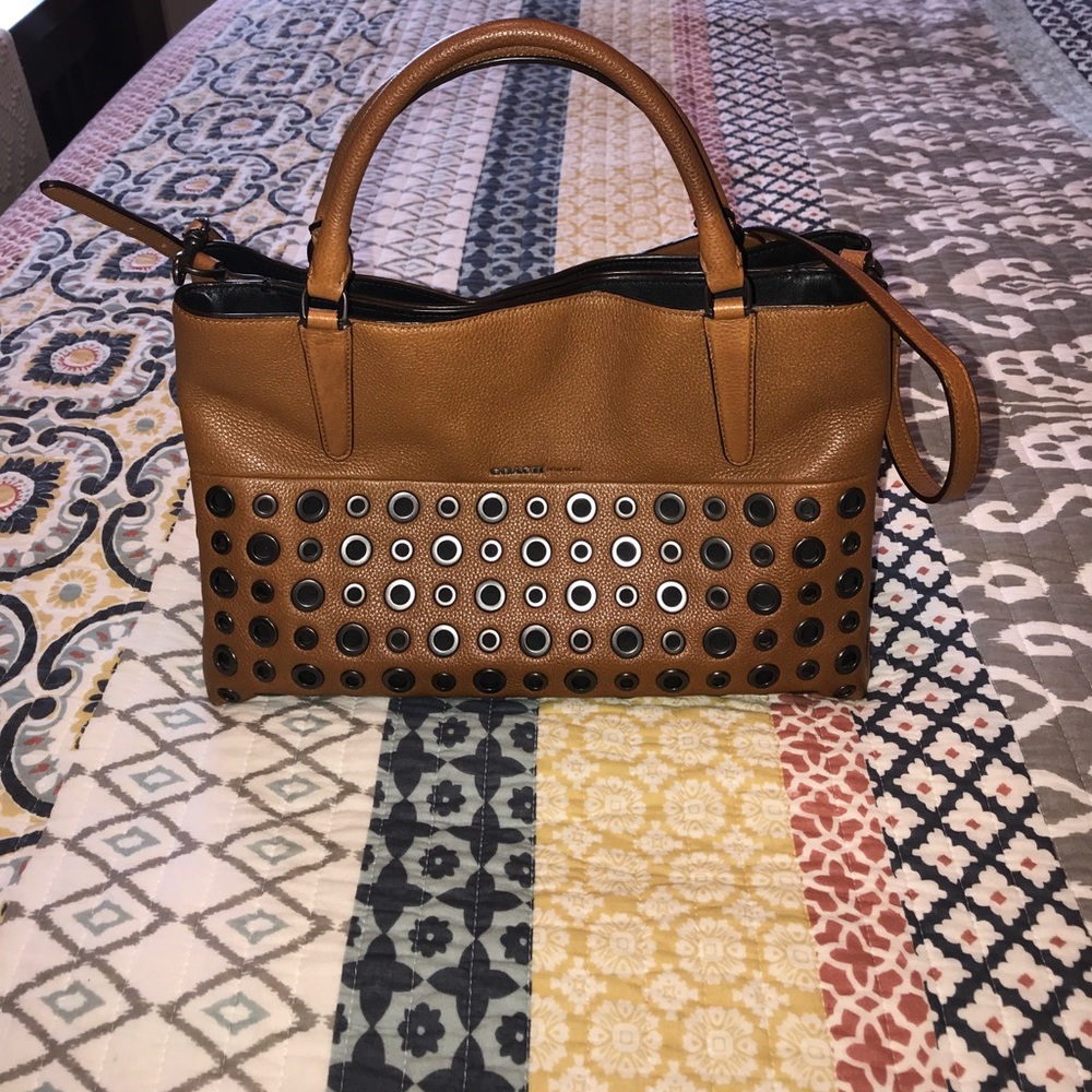 Coach borough bag with rivets