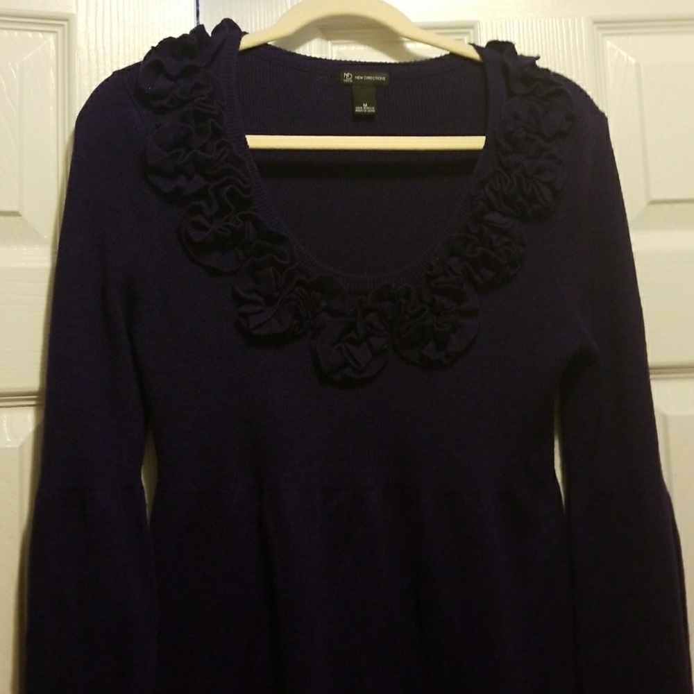 Purple sweater dress Sz M