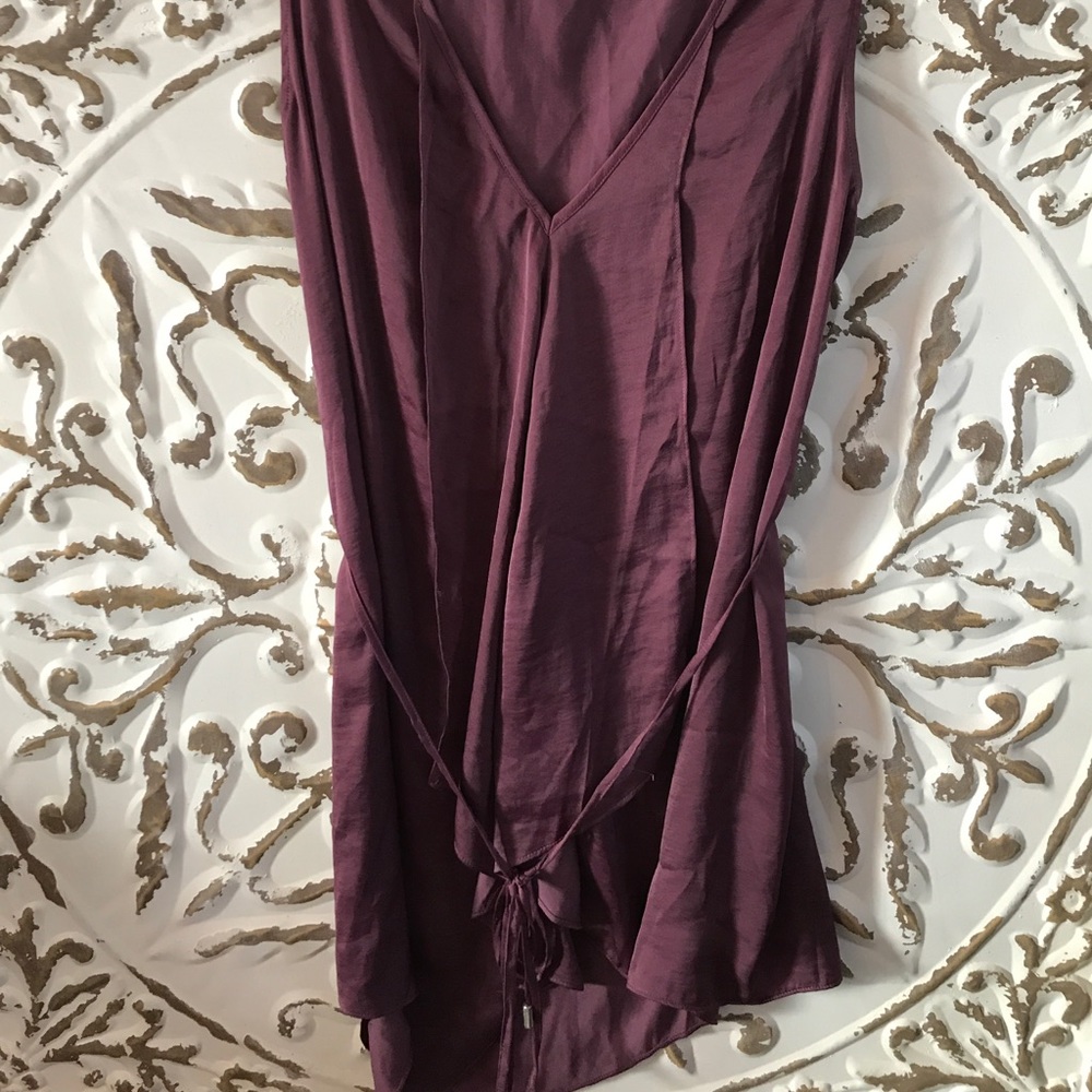 Plum maternity tank