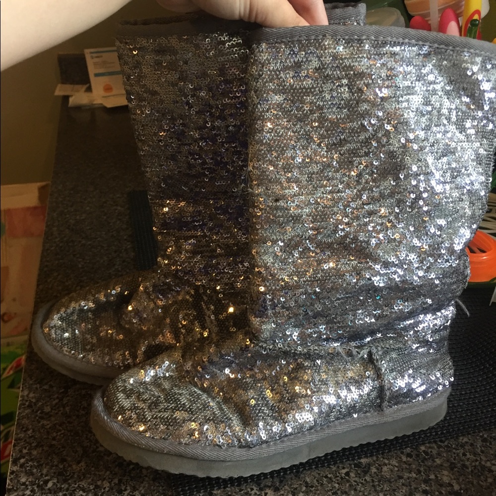 Sparkly boots