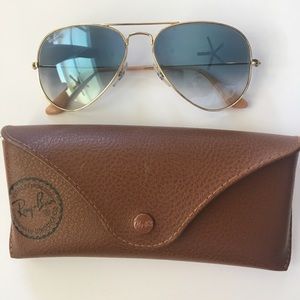 Ray-Ban AUTHENTIC Aviator Gradient Sunglasses-55mm