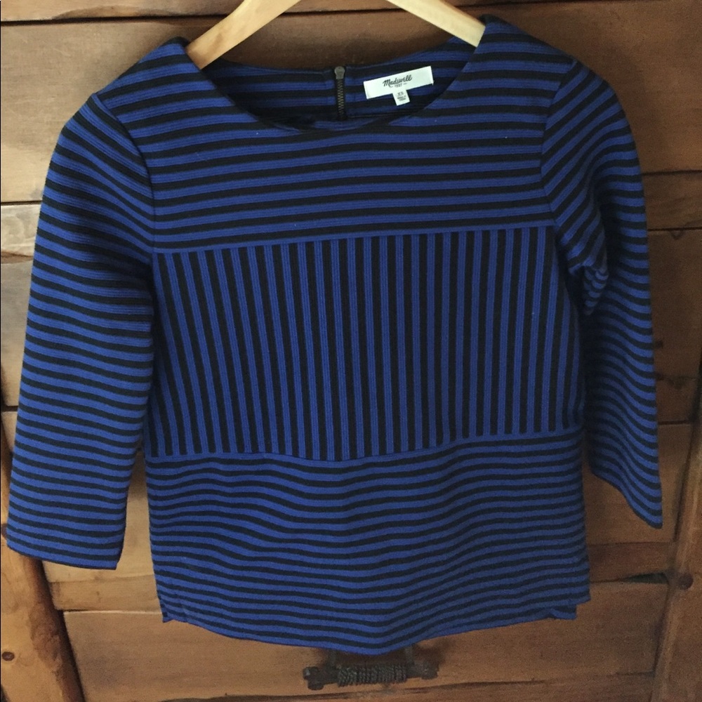 Madewell- half sleeve blouse
