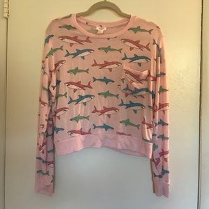Pink shark shirt