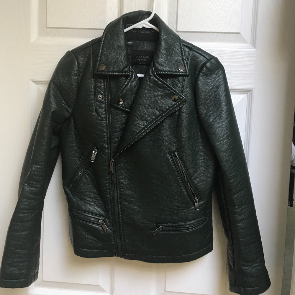 Zara faux leather Moto Jacket