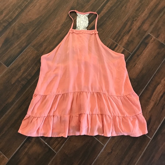 SOLD peach tank - Picture 2 of 6