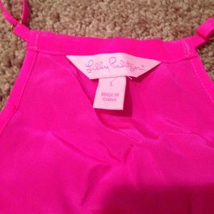 Lilly Pulitzer silk cami tank size large