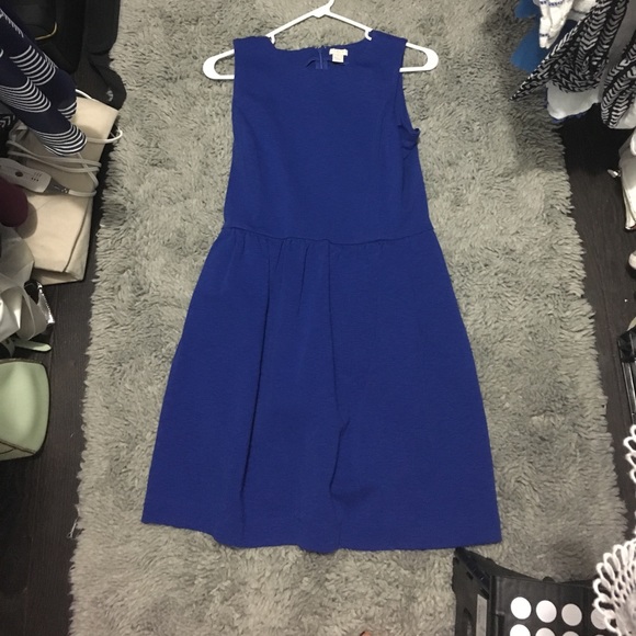 Jcrew Royal Blue Dress - Picture 3 of 3