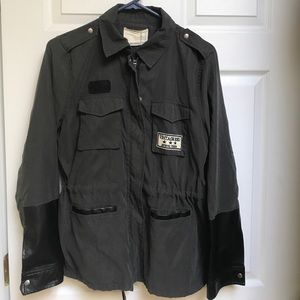Forever 21 Utility jacket with patches
