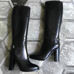 Ralph Lauren Collection tall black boots size 8
