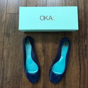 Oka b Ballet Flats in Cape Cod Blue