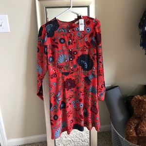 Loft Ann Taylor floral dress NWT