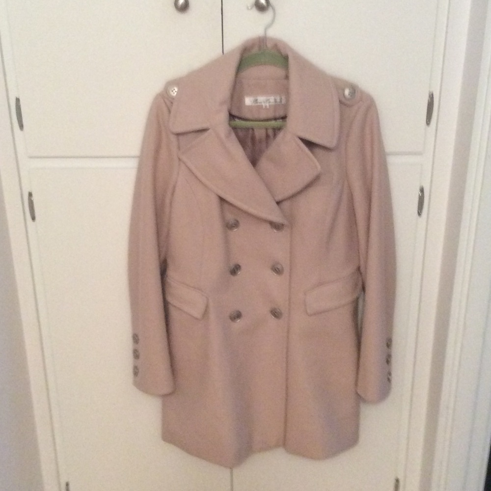 Lightly worn Cream Kenneth Cole Peacoat