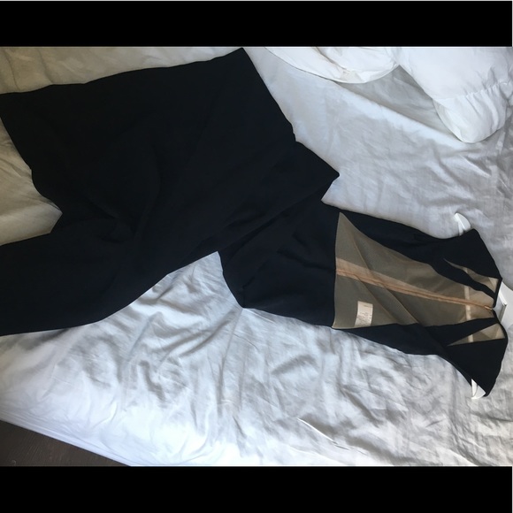 Black evening gown. Super fit, tight and long - Picture 6 of 8