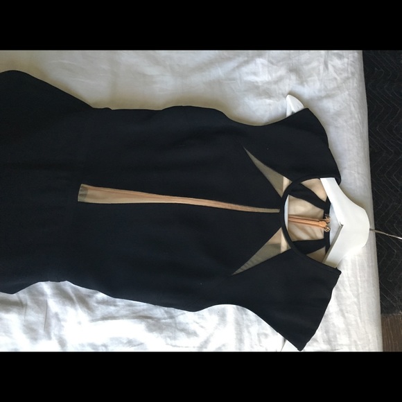 Black evening gown. Super fit, tight and long - Picture 8 of 8