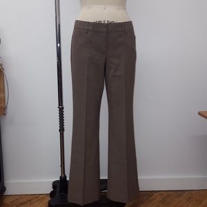 Brown dress pants "Editor" cut
