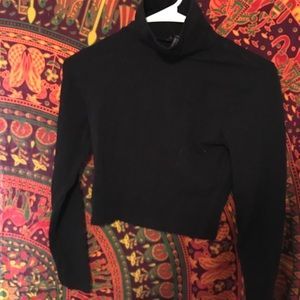 Basic black turtleneck