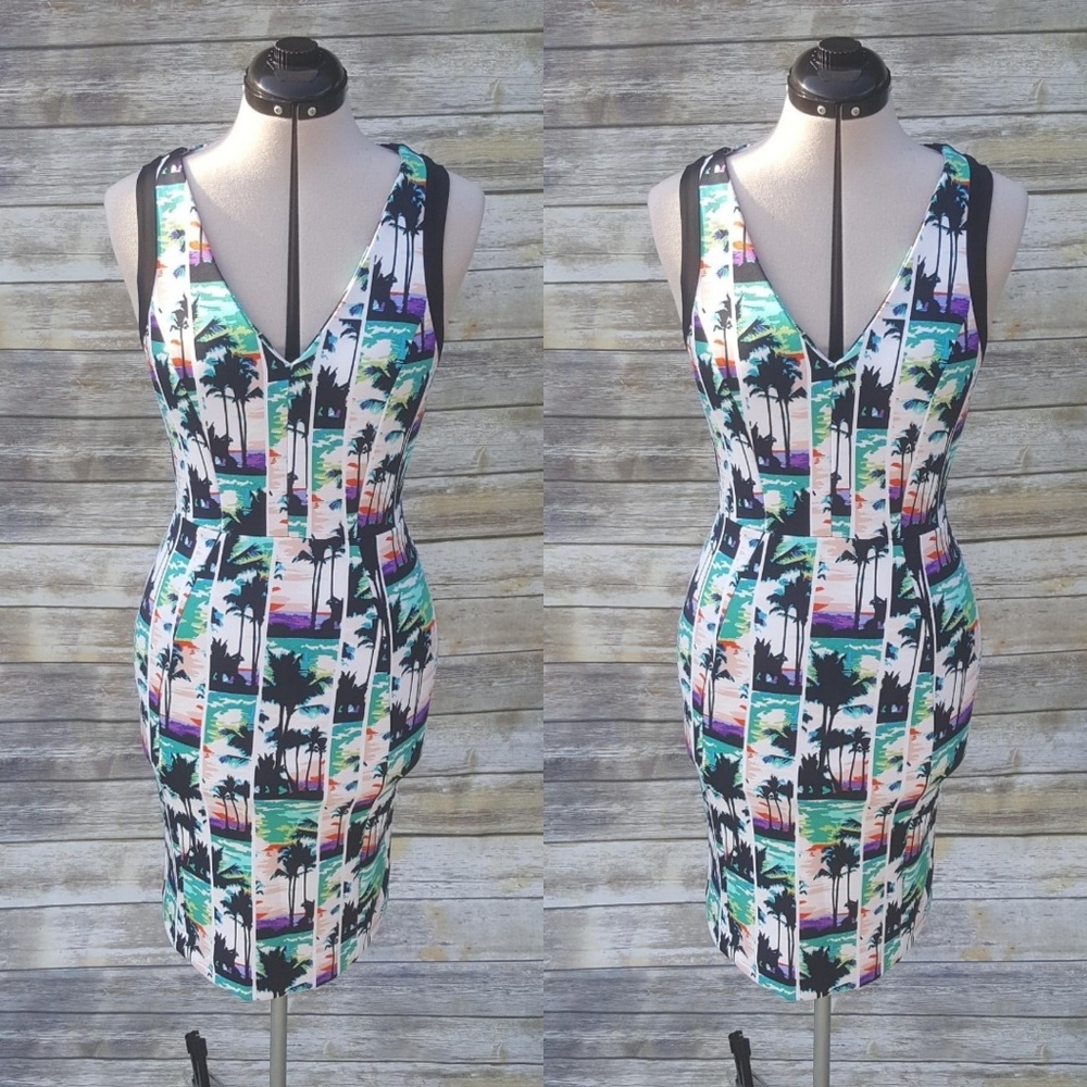 Nicole Miller Scuba Knit Dress