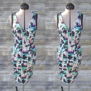 Nicole Miller Scuba Knit Dress