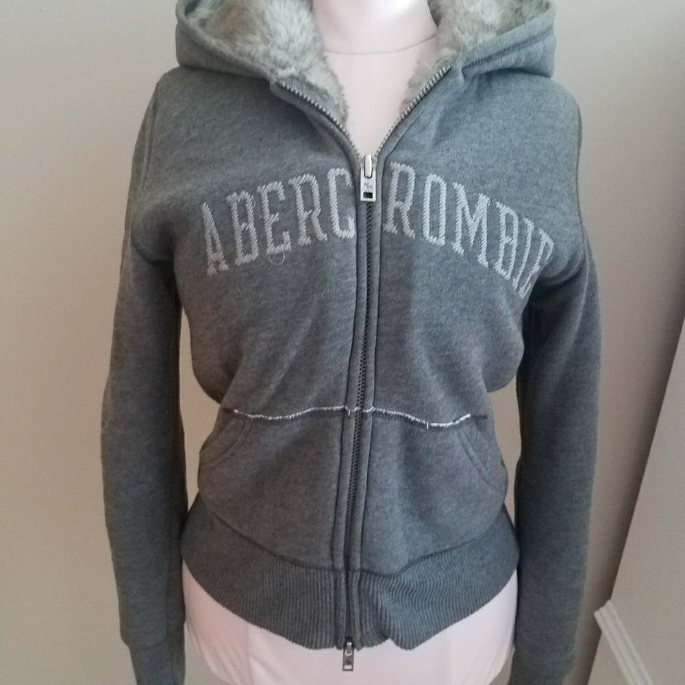 Abercrombie and Fitch Fur Lined Hoodie