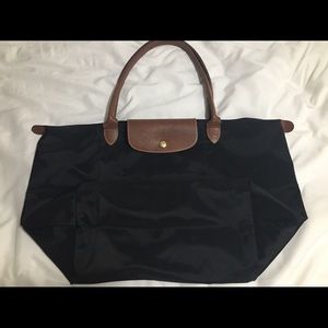 Authentic large Longchamp Le Pliage tote