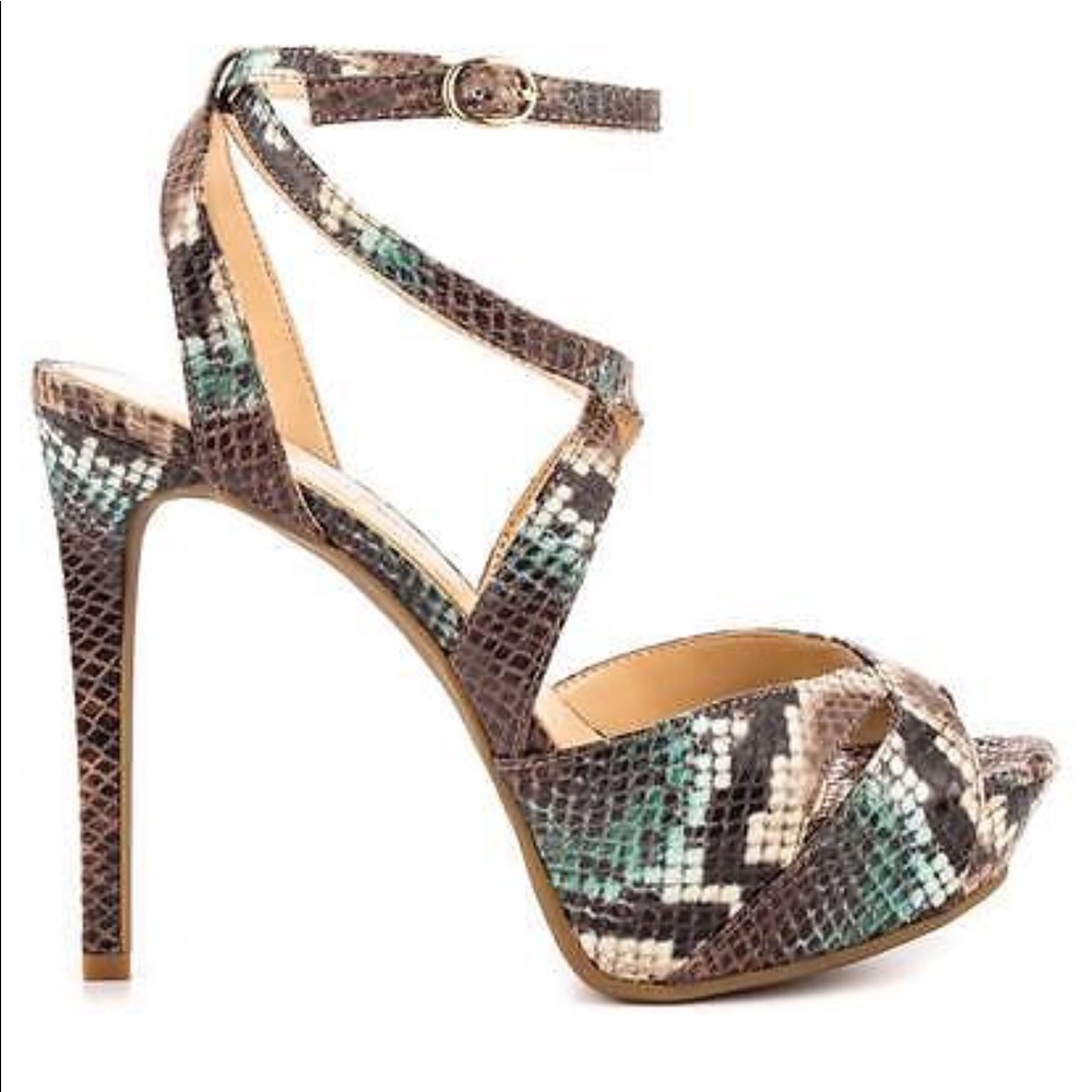 Jessica Simpson Finlay Earth Multi Baja Heels