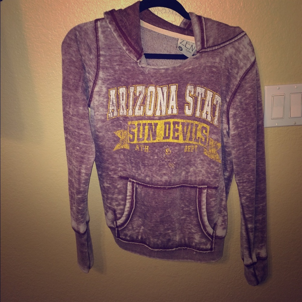 Light pullover ASU Sundevils hoodie