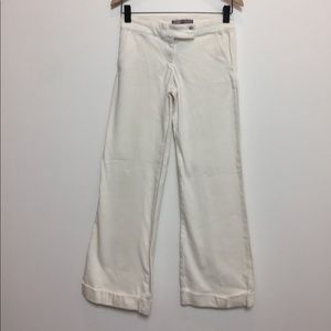 Hale Bob white wide leg pants