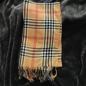 Tartan print inspired scarf