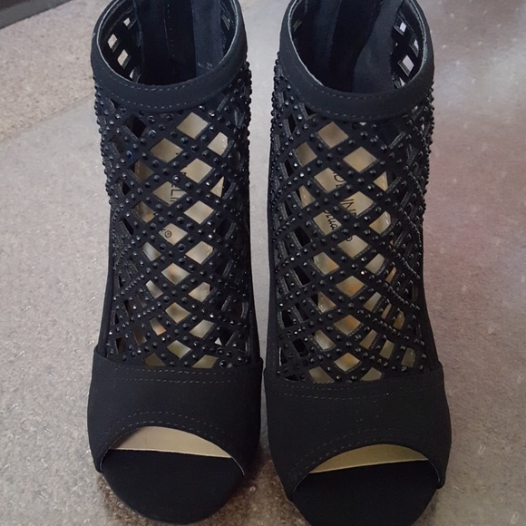 Peep Toe Bootied - Picture 2 of 4