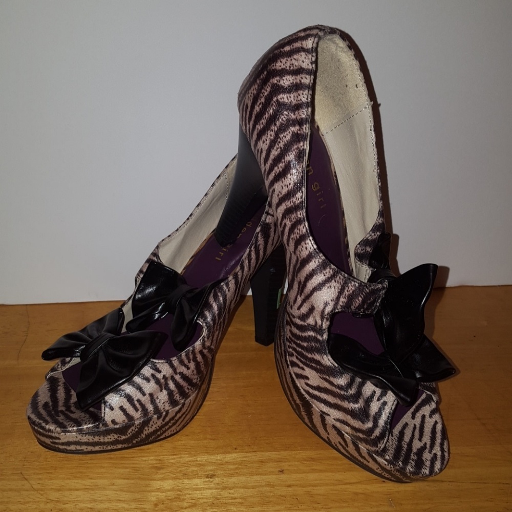 Madden girl open toe bow heels - Picture 1 of 4