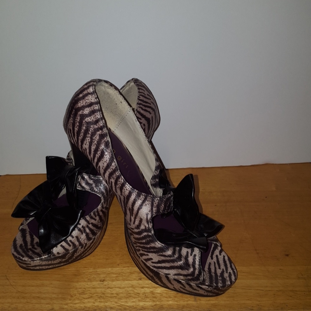 Madden girl open toe bow heels - Picture 3 of 4